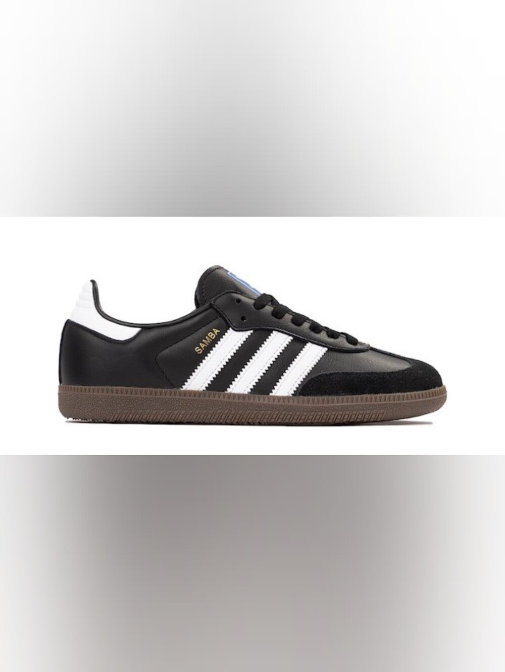 adidas Women Black & White Classic Low-Top Sneakers Size 10 1/2